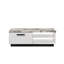 Contemporary White Faux Marble Coffee Table And Practical Drawer With