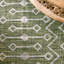 Tapis intérieur / extérieur vert / beige Adley Southwestern-217871194