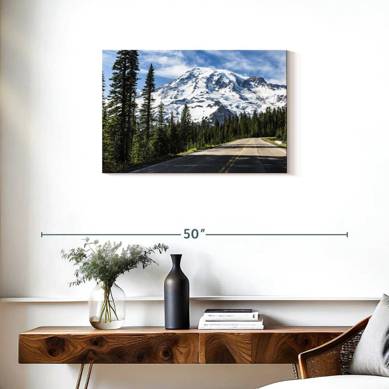 Mehar Road To Mount Rainier, 20" H x 30" W