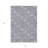 3' X 5' Gray Silver And Ivory Floral Washable Indoor Outdoor Area Rug