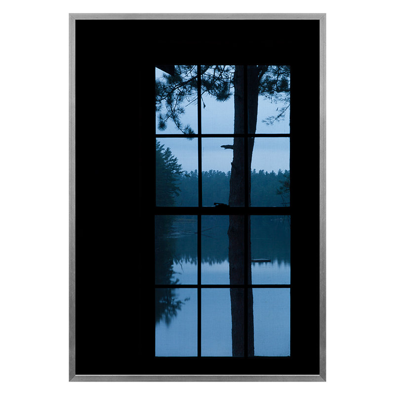 Settling Evening 2 Print by Stuart Haury, Silver Framed, 34" H x 24" W