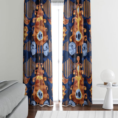 Semi Sheer Curtain Pair