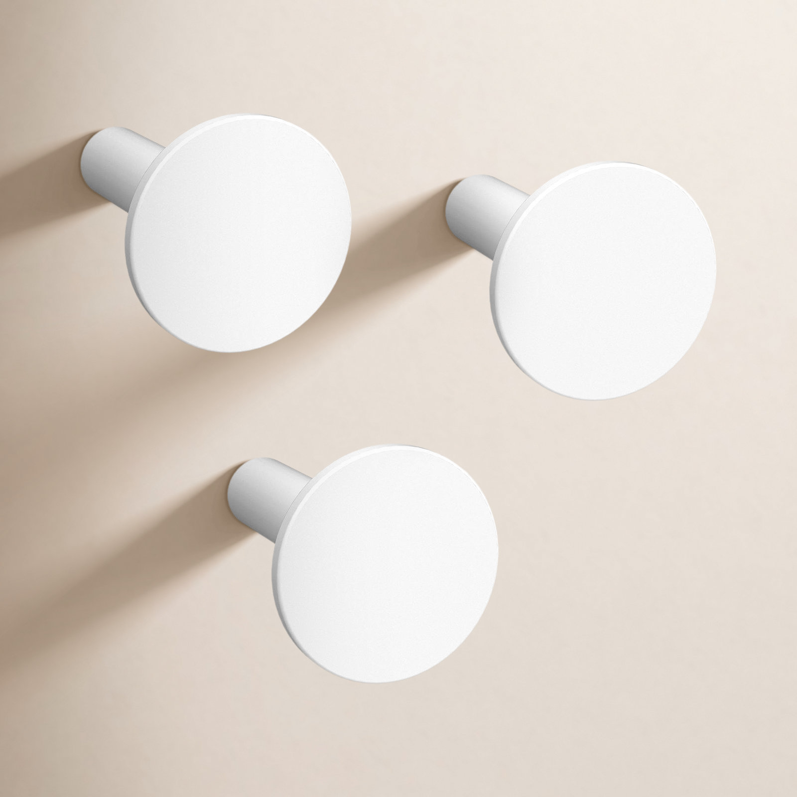 Branch Side Hooks, White