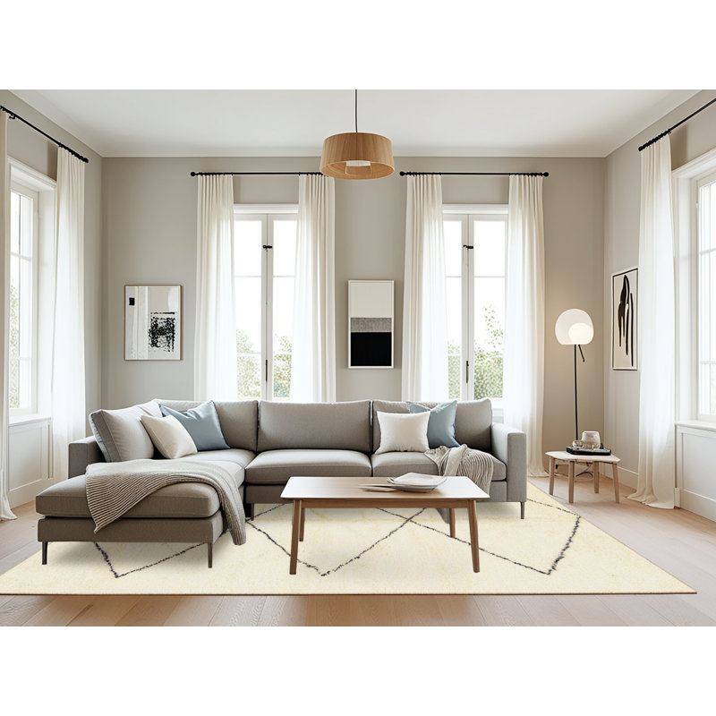 Tapis abstrait moderne 2915, Rectangle 8 pi x 10 pi