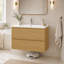 Meuble-lavabo flottant mural simple 36 po avec lavabo en céramique Sylvan-102714177-102714176
