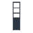 Elin 70" H x 18" W Etagere Bookcase, Navy Blue