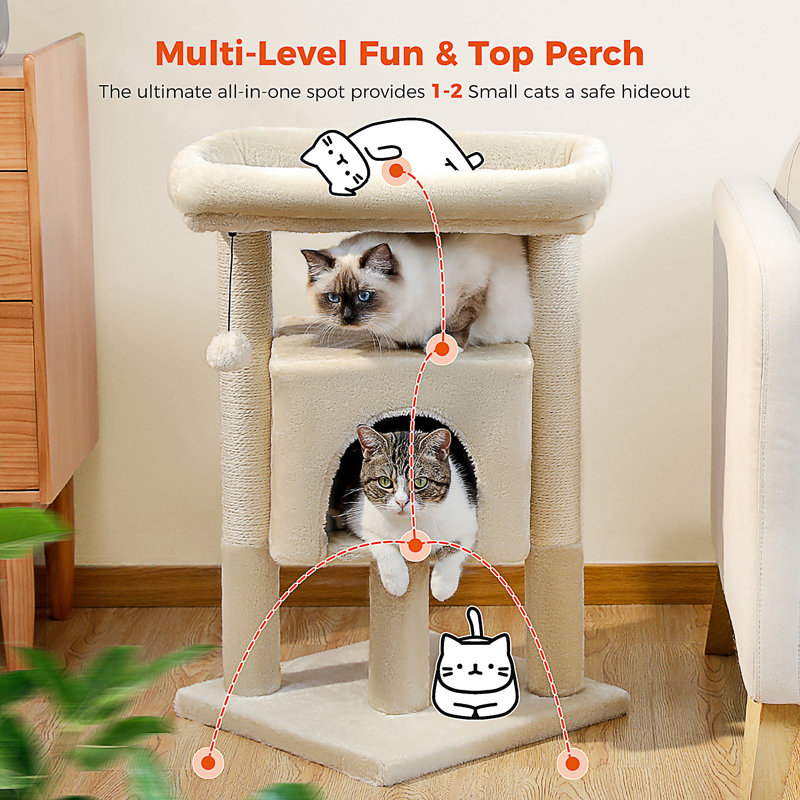 Arbre à chat, Beige