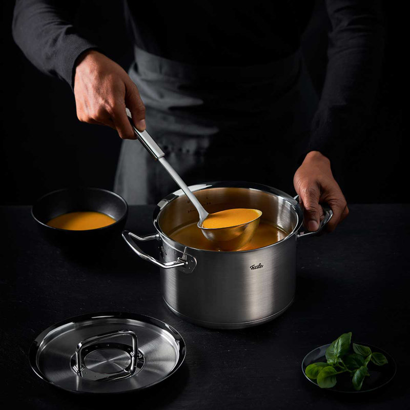 Fissler 10.6 Quart Stainless Steel Stock Pot with Lid