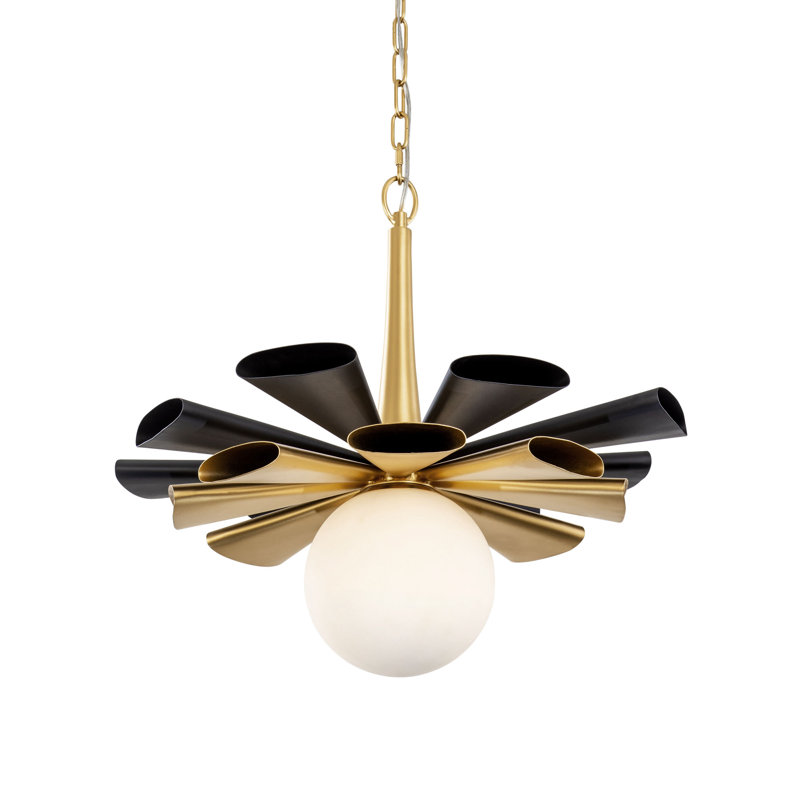 Daphne Pendant, 142" H x 22" W x 24.5" D