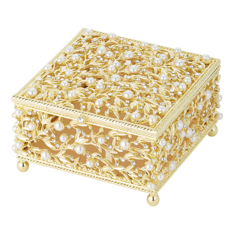 Eleanor Decorative Box, Gold