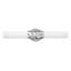 Lyra 1-Light Dimmable LED Chrome Bath Sconce