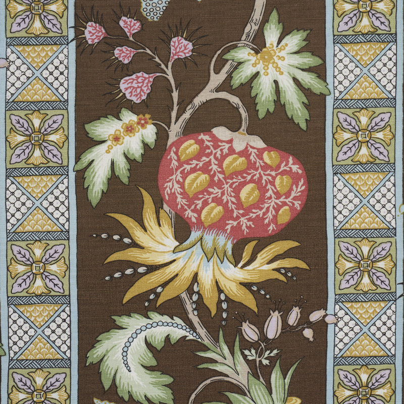 Tissu botanique Bailey, Chocolat