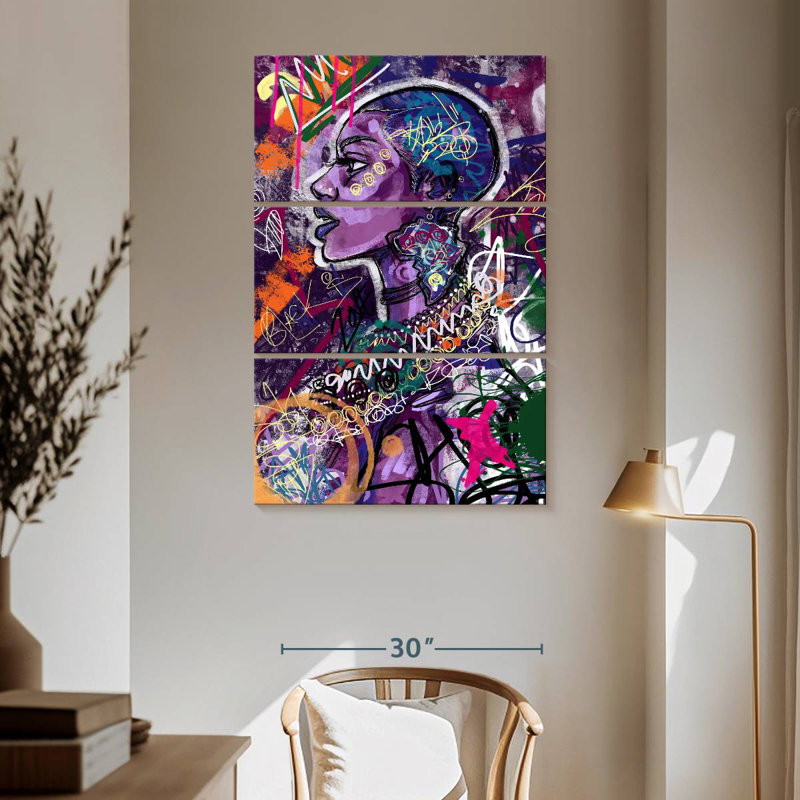 Leisha Black Is Love, 65" H x 42" W