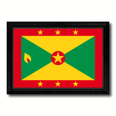 Grenada Country Flag Print on Canvas