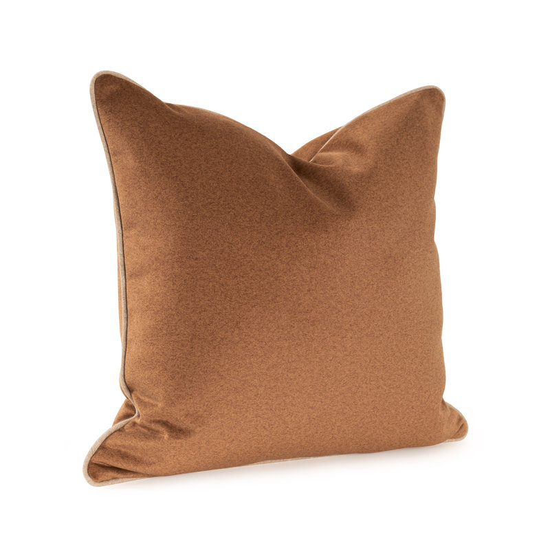 Oreiller Qiviut 20 x 20, Brun, Carré 20 po, Polyester