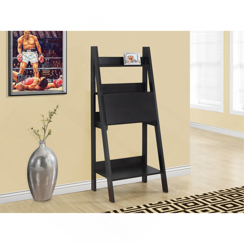 Bureau d'ordinateur polyvalent et moderne avec tablettes pour un travail et un rangement efficaces, Espresso