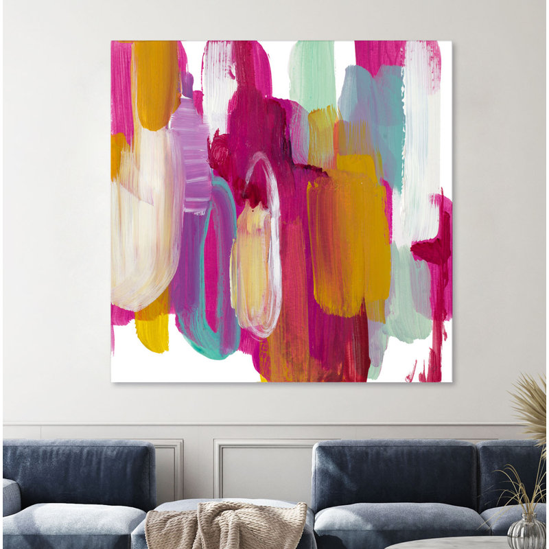 «Melody II» par Lanie Loreth, reproduction d'art sur toile tendue, H 54 po x l 54 po x P 1,5 po