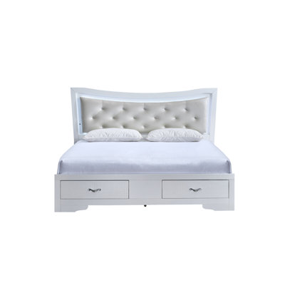 Osya E38638F9D10B48159415A5FFF259913C King Bed Sparkling White