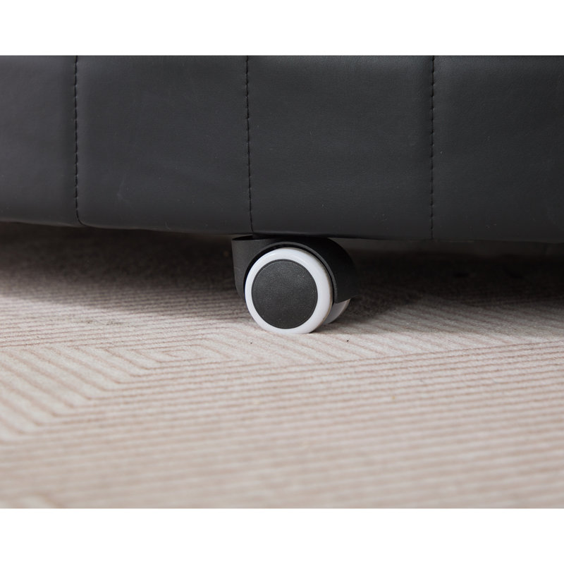 Fauteuil pivotant rond surdimensionné de 52,75 po, Gris