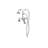 2 Handle Bathroom Clawfoot Tub Faucet with Diverter-24414863