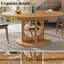 Extendable Dining Table with Built-in Storage