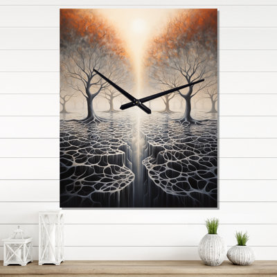 Dilsey - Surrealism Wall Clock Oversized