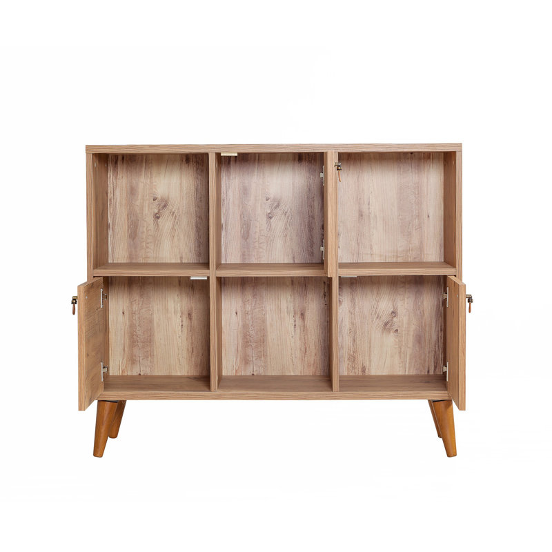 Buffet de 44,88 po de largeur Dacheng, Brun pâle