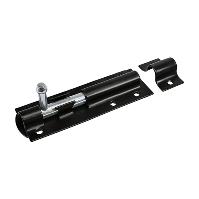 Tower Bolt, 10.5cm H x 4cm W x 2.5cm D, Black