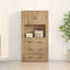 Highboard 80 X 33 X 150 Cm Engineered Wood-1590983984