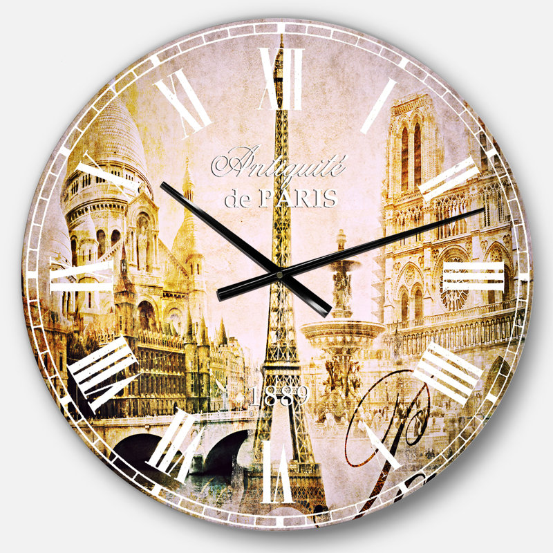 Horloge murale Swigart, Moyen