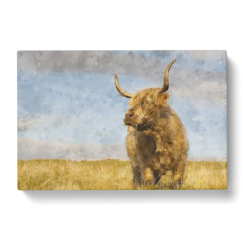 Highland Bull Cow Vol.1 - Wrapped Canvas, 40cm H x 60cm W x 3cm D