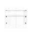 Armoire de rangement empilable, l 32,37 po, blanc - pratique avec tablettes mobiles et cloison pour unité d'organisation d'atelier avec maison polyvalente
