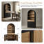 Armoire de garde-manger arquée de 71 po de hauteur avec tablettes réglables-1180268372
