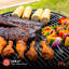 Barbecue au charbon compact avec bouilloire 22 po Megamaster