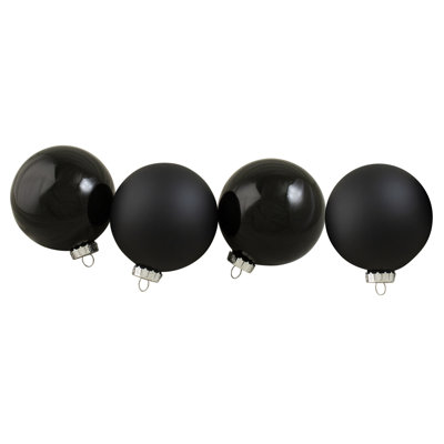 2-Finish Glass Christmas Ball Ornament