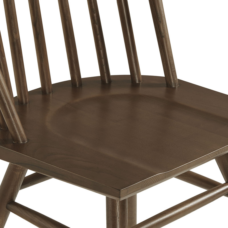 Ensemble de 2 chaises d'appoint Alvar, Noyer