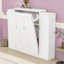 Lit escamotable avec armoires et tablettes Murphy, conception pliable multifonctionnelle-1942020074-1942020079