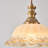 9.45"W Brushed Copper-finish Vintage Glass Pendant Light-1172019543-1172019542-1172019547