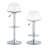 Swivel Upholstered Adjustable Height Counter Stool(Set of 2)-1342398315