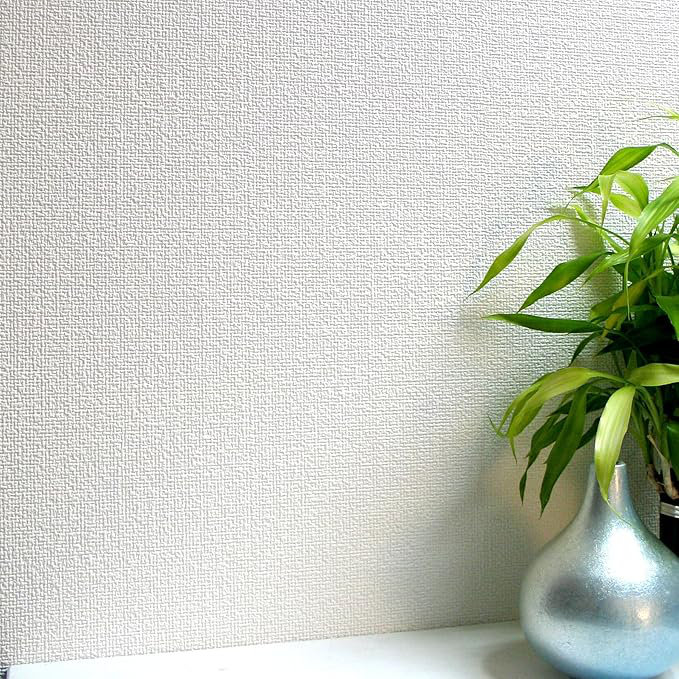 Ezabella White Milford Plain Textured Vinyl 10m x 53cm Wallpaper Roll