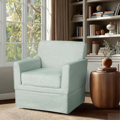 Fauteuil décoratif vert menthe