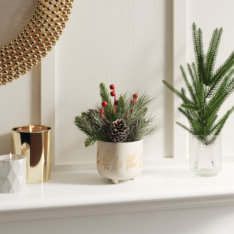 Pot de Noël en céramique