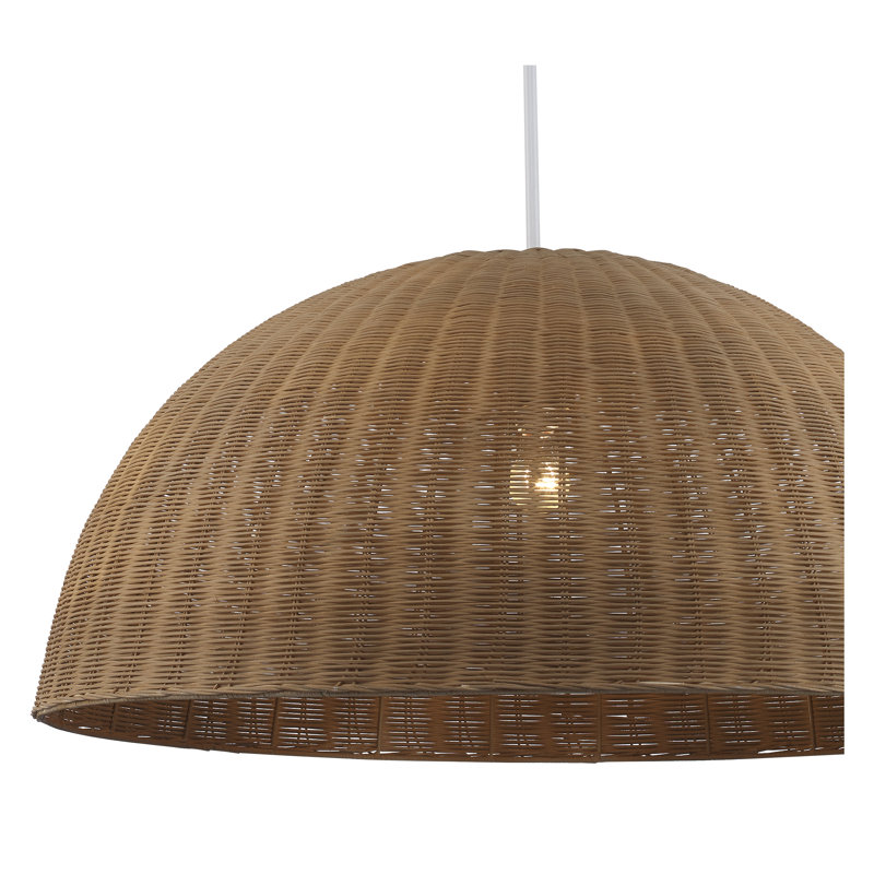 Luminaire suspendu tissé 1 lumière Pippa, H 51,26 po x l 33,46 po x P 33,46 po