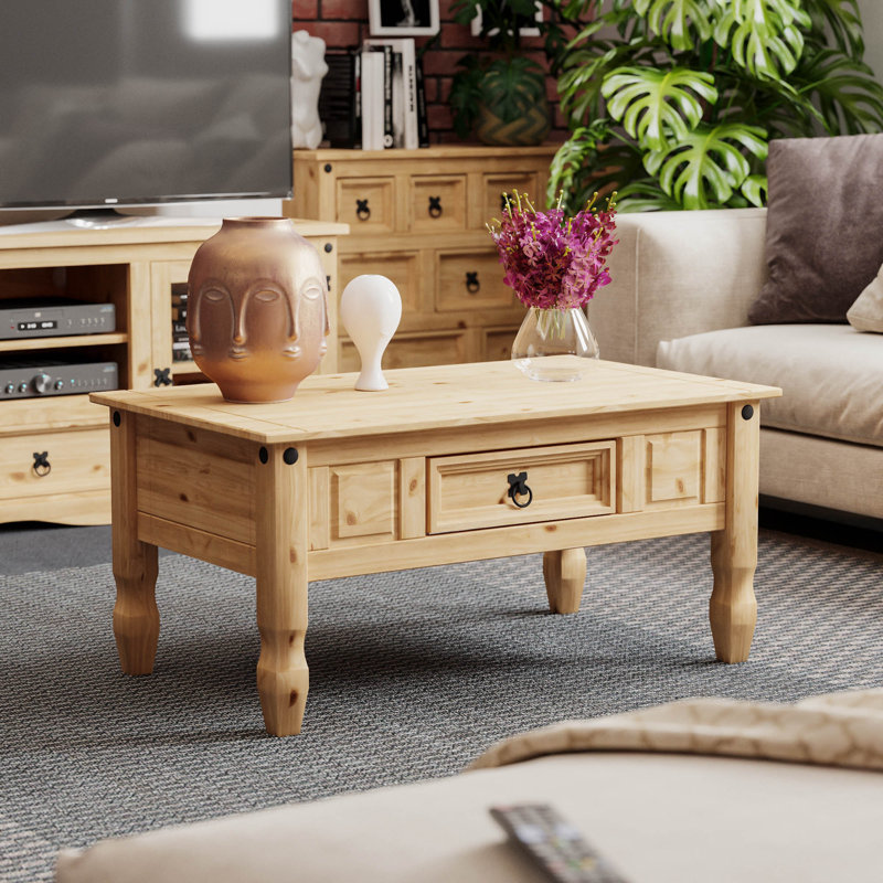 Watsontown Solid Wood Solid Coffee Table with Storage