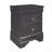Metallic Grey Nightstand-529675707
