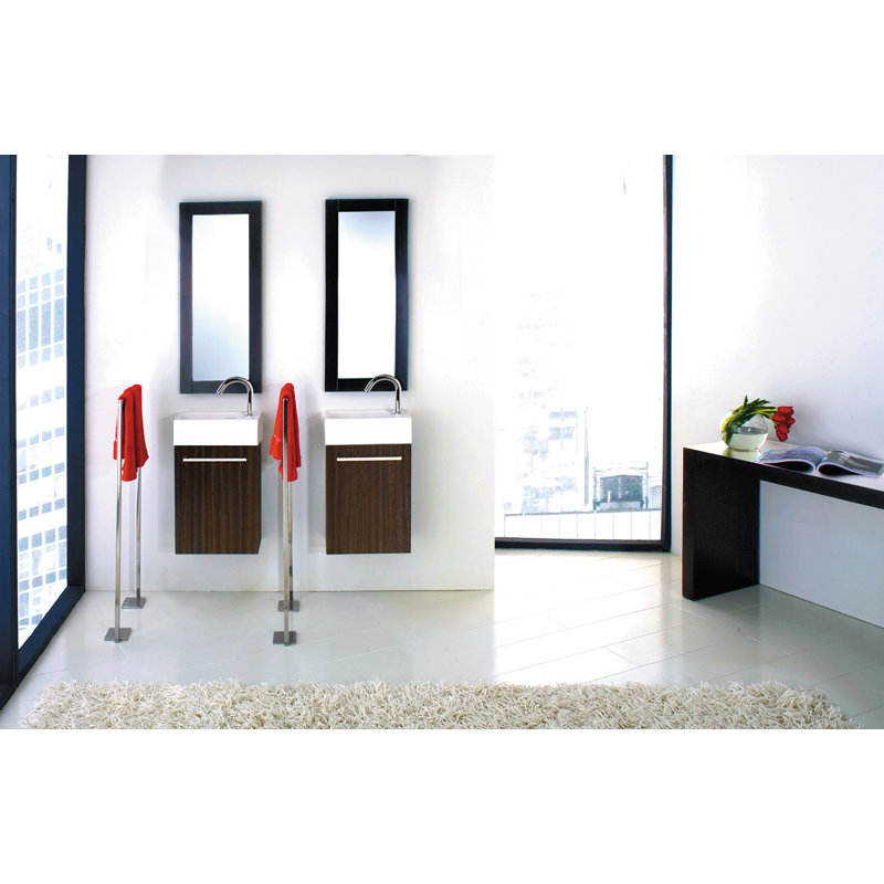 Marietta 19.75'' W Single Vanity, Matte Black, 0, Matte Black