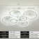 Gullo 6 - Light 31.5'' Unique Acrylic LED Flush Mount Ceiling Light