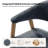 Milford Mid-Century Modern Dinning Chair with Ergonomic Curved Backrest (Set of 2)-2096895406