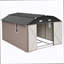 Remise de rangement extérieure en métal 10 pi x 12 pi avec trousse pour outils-125906669
