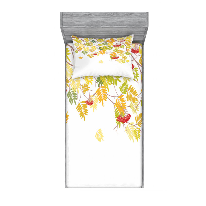 Microfiber Sheet Set, Twin XL Sheet Set with Fitted Sheet